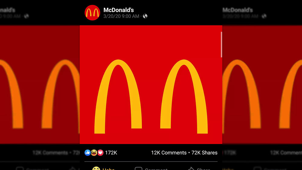 McDonald's social distancing ad