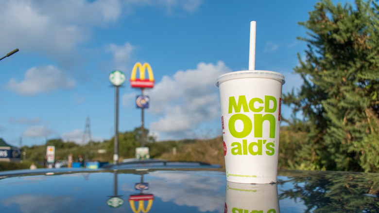 A McDonald's drink 