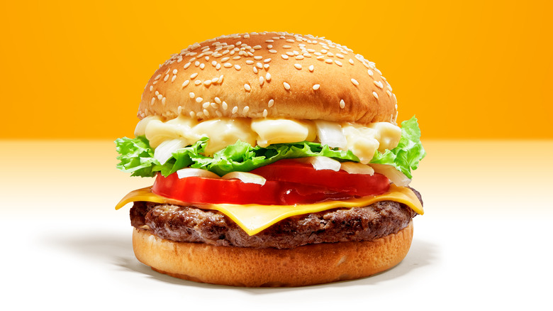 Burger Closeup