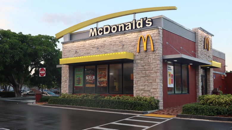 McDonald's storefront 