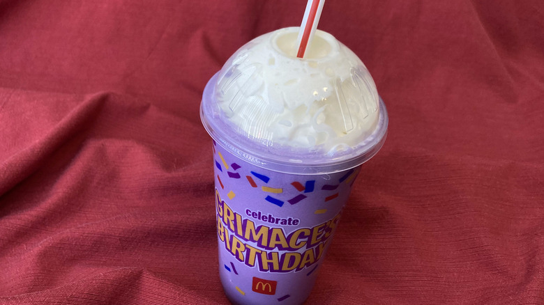 grimace shake from mcdonald's