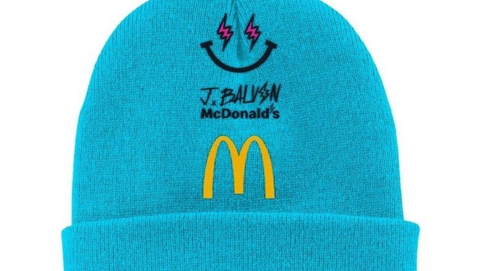 J Balvin McDonald's beanie 