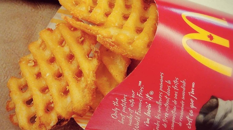 McDonald's Canada waffle fries