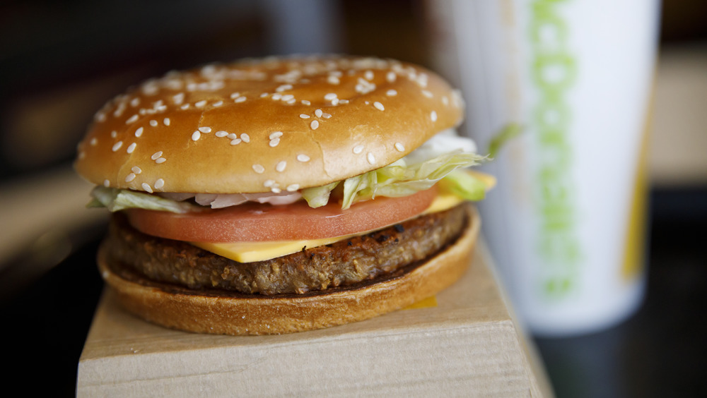 McDonald's plant-based burger