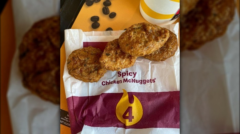 Spicy chicken nuggets from McDonald's