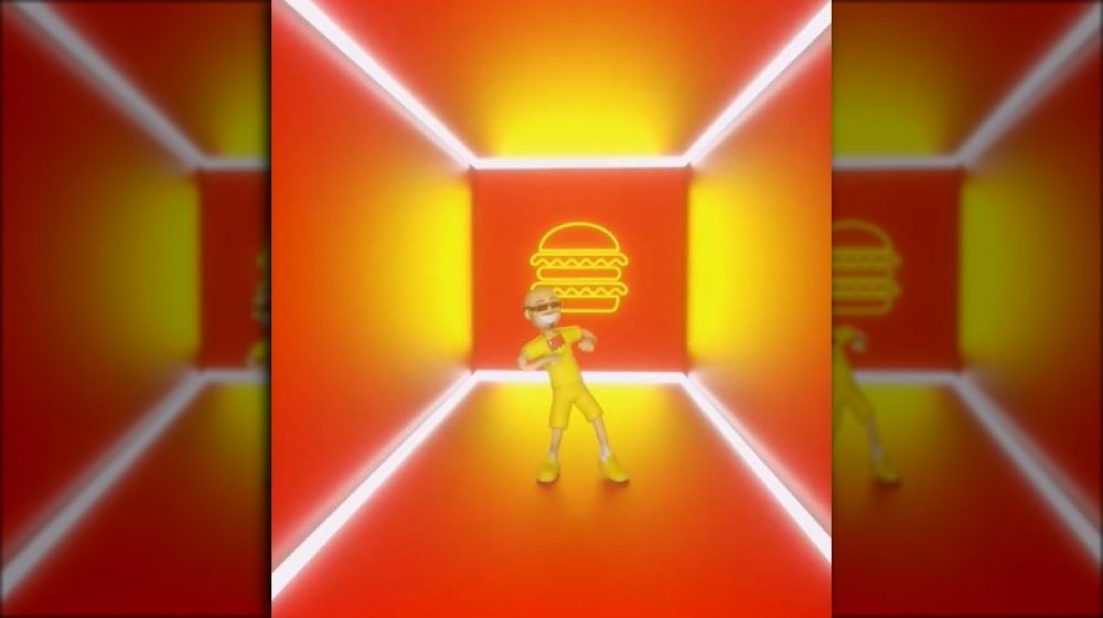 Cartoon J Balvin from McDonald's TV ad