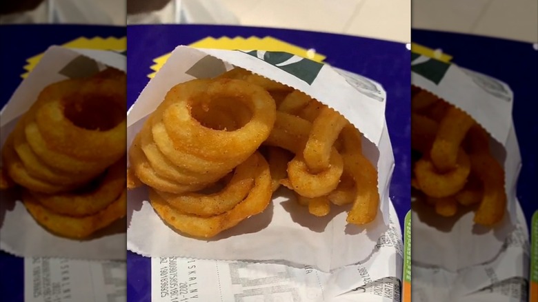 Small McDonald's curly fries