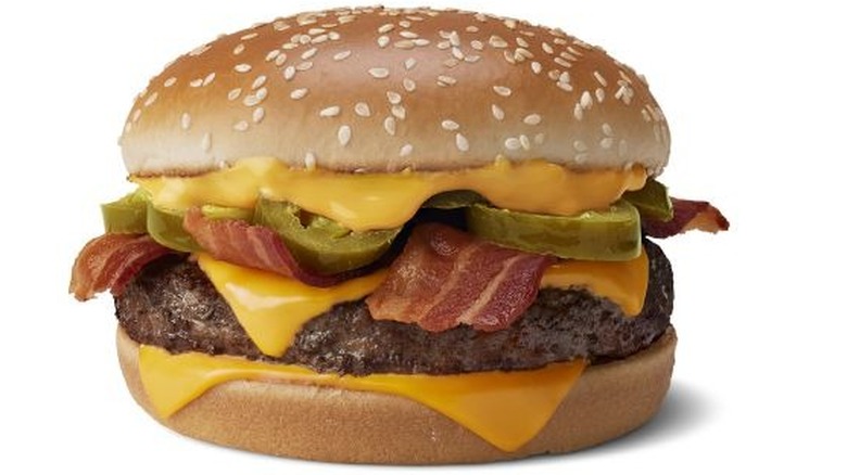 Cheesy Jalapeño Bacon Quarter Pounder with Cheese