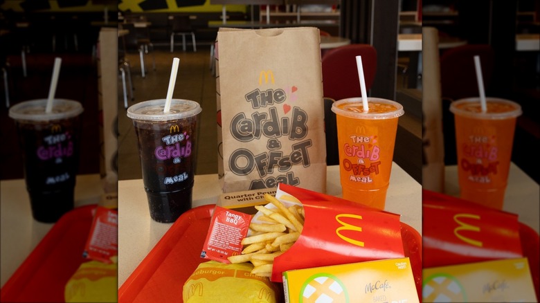 Cardi B and Offset McDonald's Meal