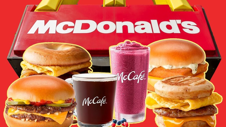 McDonalds foods composite image