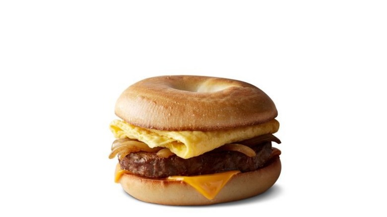 McDonald's Steak, Egg & Cheese Bagel