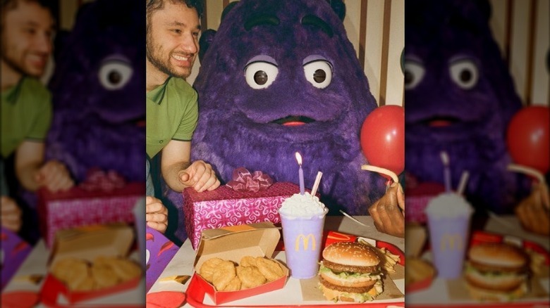 McDonald's Now-Viral Grimace Mascot Used To Look Scary Different