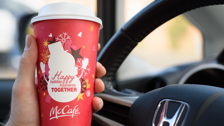 McCafe holiday cup