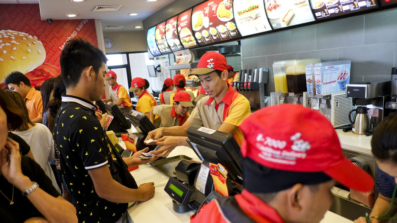 Jollibee restaurant interior