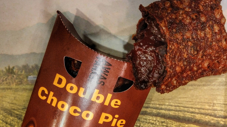 A double chocolate pie