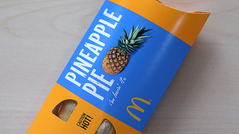 Pineapple pie in sleeve