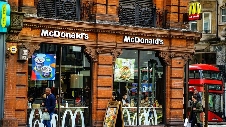 McDonald's storefront UK