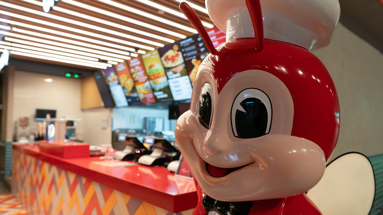 The Jolly Bee mascot of Jollibee