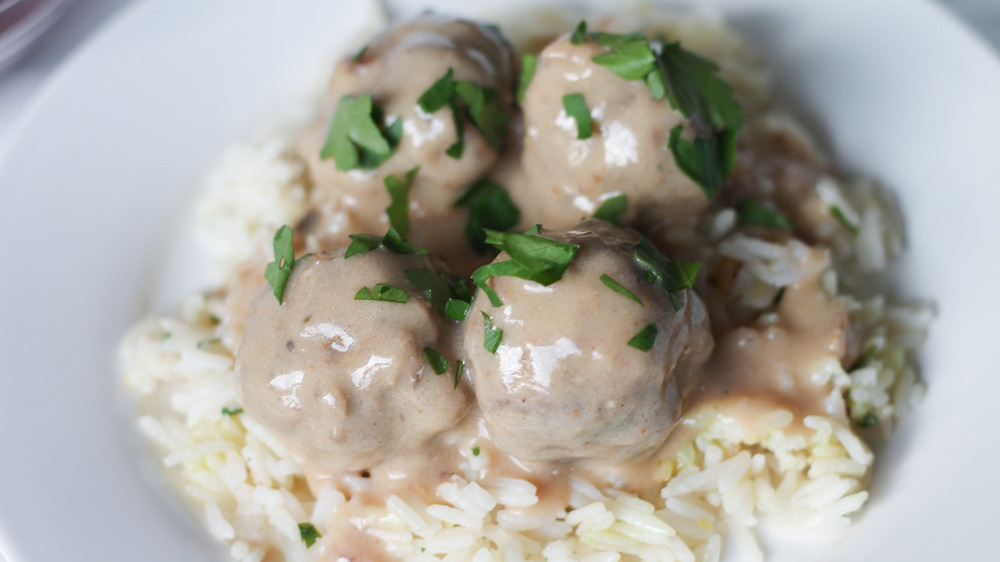 slow cooker Swedish meatballs