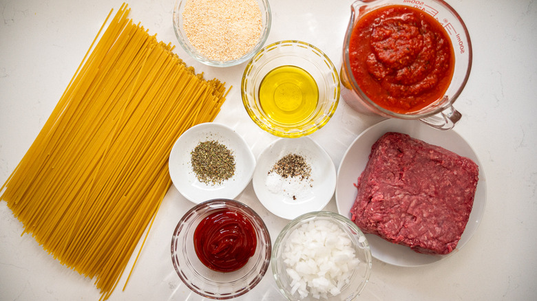 meatloaf spaghetti ingredients