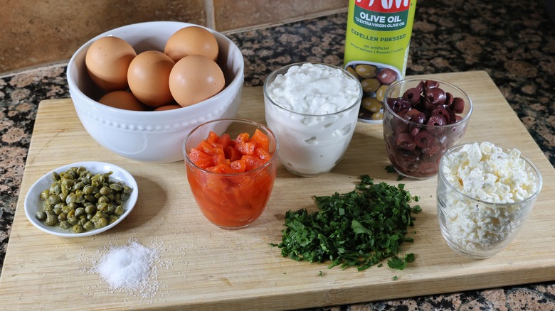 Mediterranean egg bite ingredients