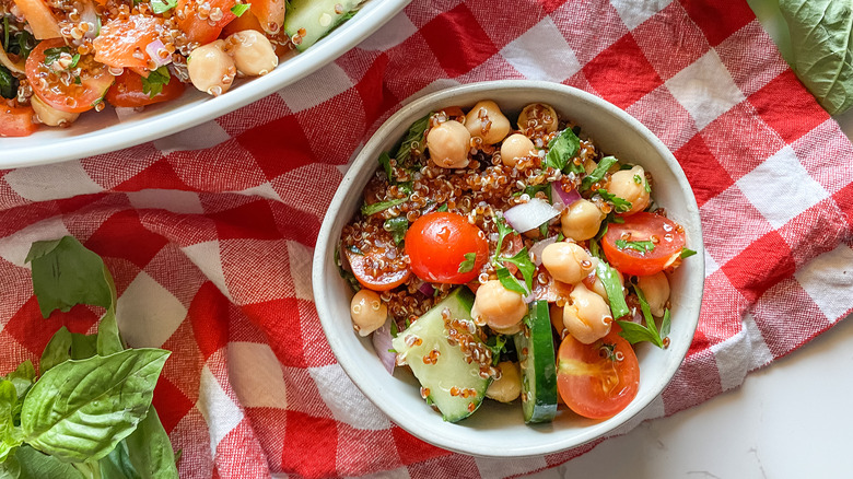 bowl of quinoa salad