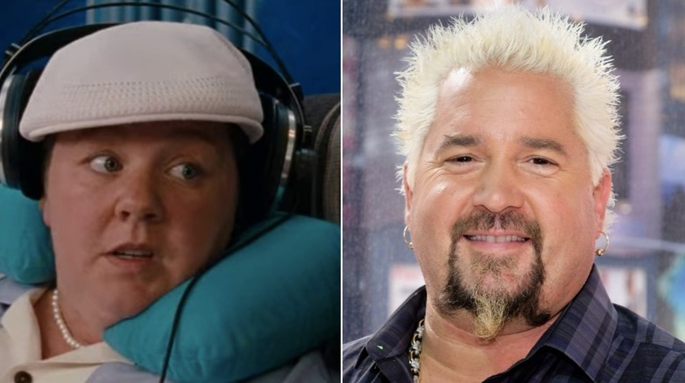 Melissa McCarthy inspired by Guy Fieri 