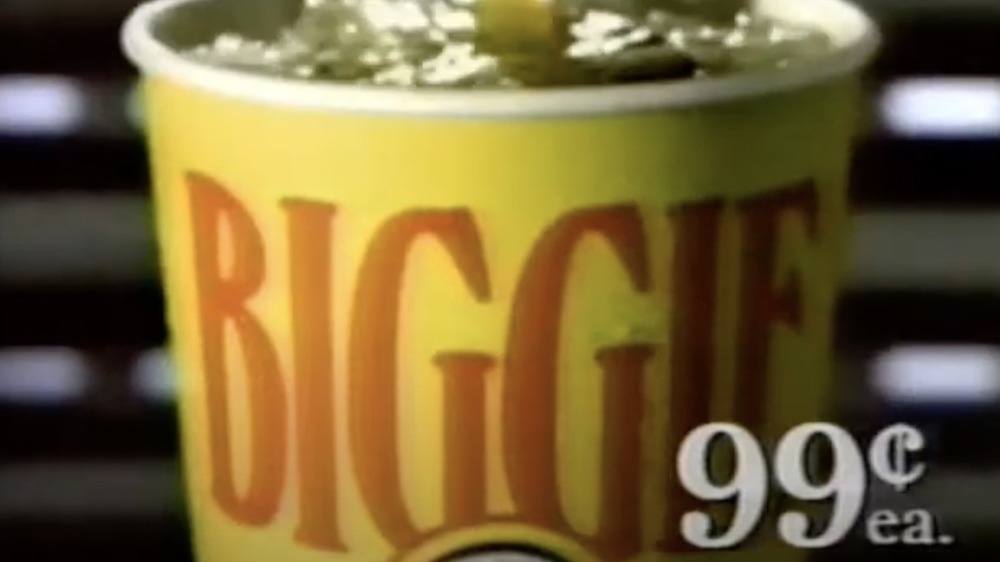 Wendy's ad for Biggie sizes
