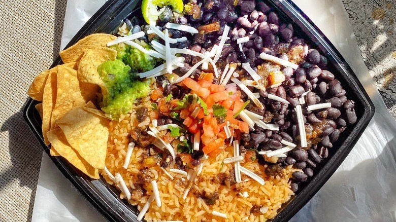 Baja Fresh Mexican Grill bowl