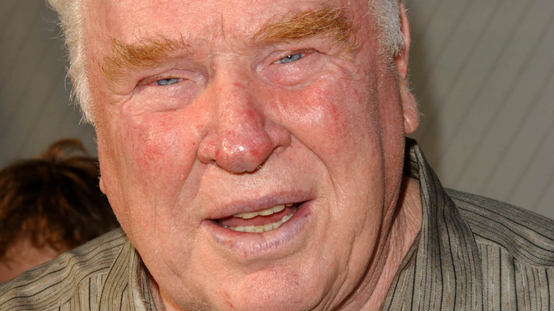 Football icon John Madden close-up