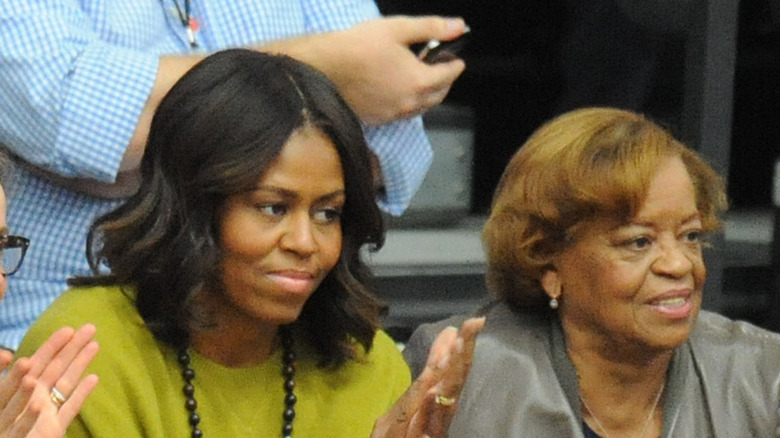 Michelle Obama and her mother