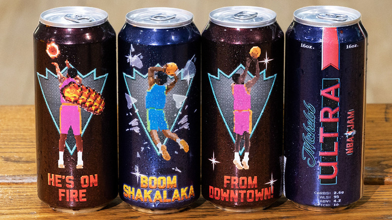 Michelob ULTRA NBA Jam cans