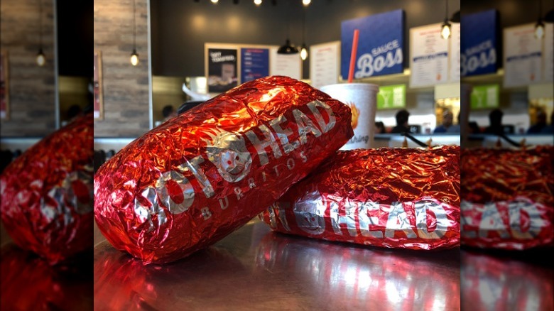 foil wrapped hot head burritos