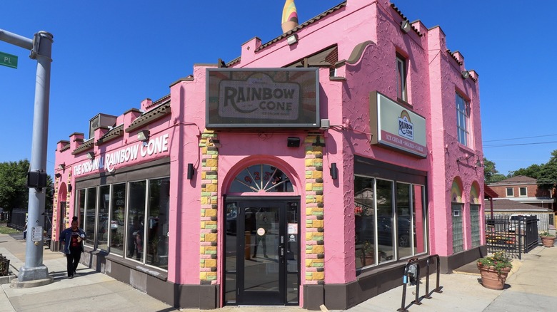 Rainbow Cone ice cream shop