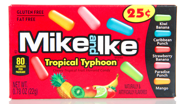 Tropical Typhoon Mike and Ikes.