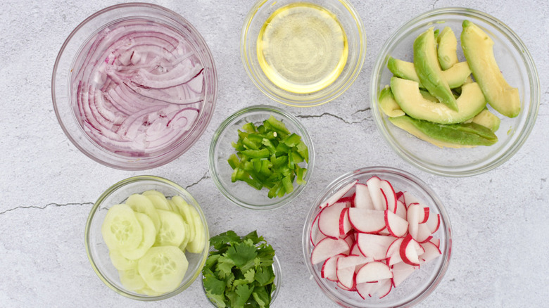toppings for aguachile