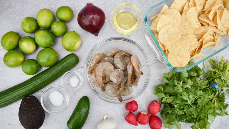 ingredients for aguachile