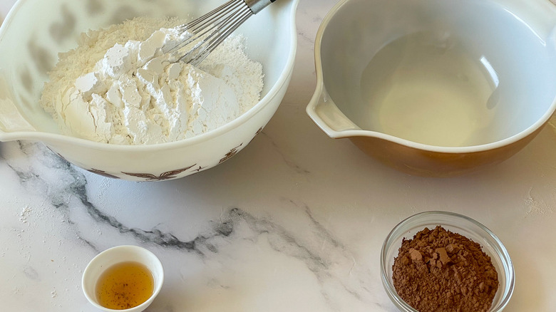 ingredients for mille feuille icing