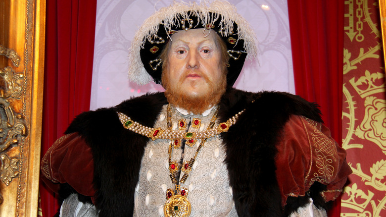 Wax figure of King Henry VIII