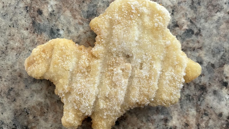 Suggestive dinosaur chicken nuggets