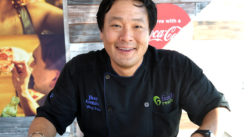 Chef Tsai at a book signing