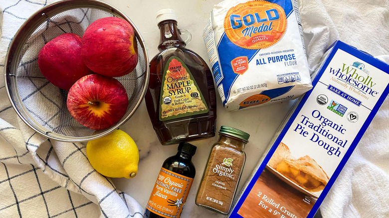 ingredients for mini apple pies