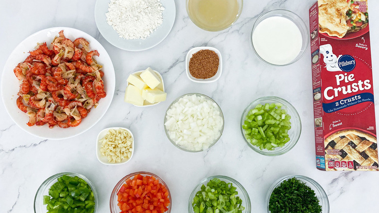 crawfish pie ingredients