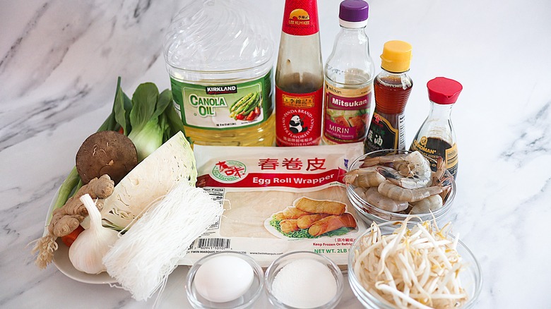 ingredients for egg rolls