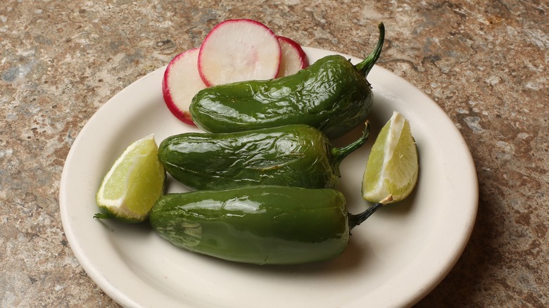 grilled jalapeños