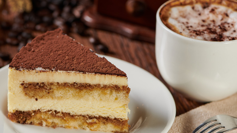 cappuccino and tiramisu