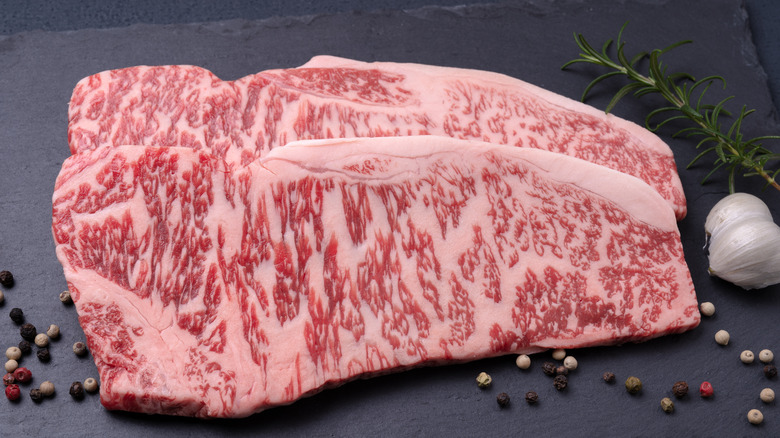 Japanese wagyu steak