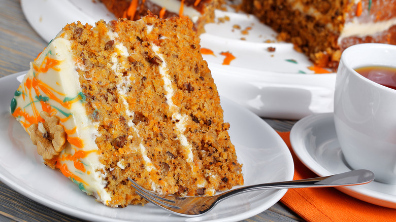 three layer carrot cake