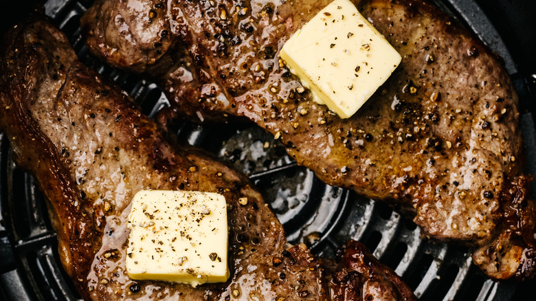 butter on steak