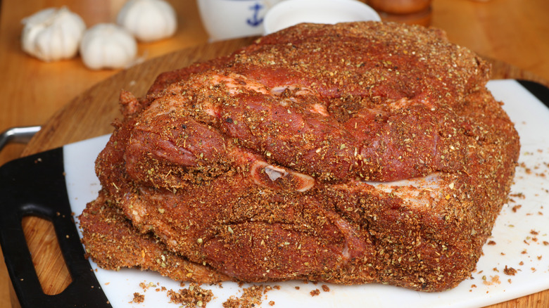 pork with dry rub